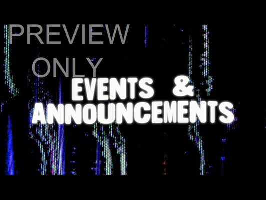 Crt Rain Events And Announcements Still