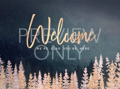 Christmas Sparkle Welcome Still