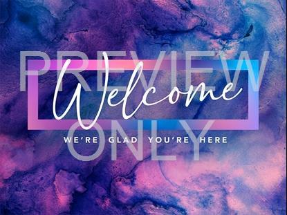 Easter Canvas Welcome Still