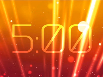 Light Beams Countdown