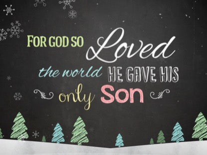 Christmas Chalk Kids Love