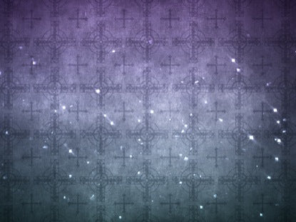 Cross Pattern Glow Dust