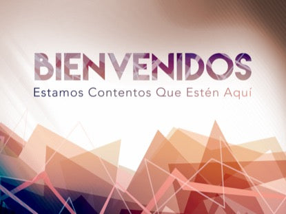 Triangles Welcome Motion Spanish