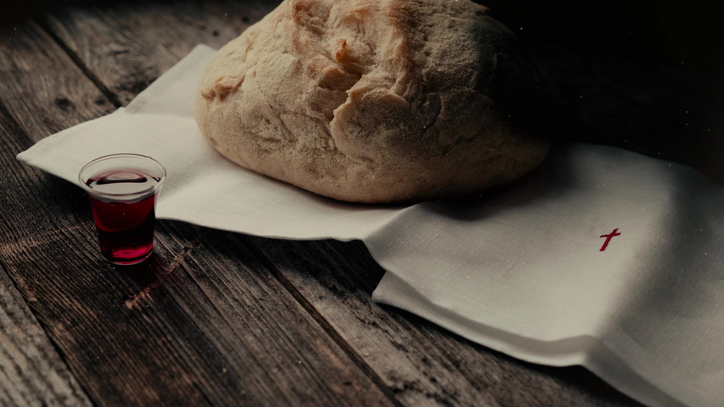 Bread And Cup Give Full