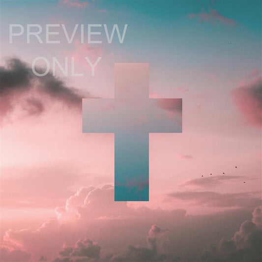 Watercolor Cross 1 Blank