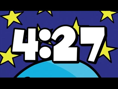 Cartoon Globe 5 Minute Countdown 02