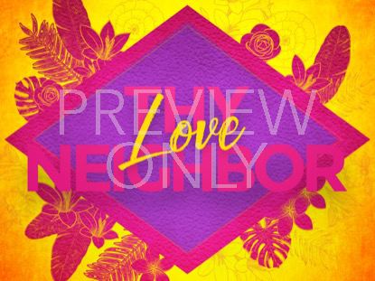 Colorful Valentine Neighbor Still