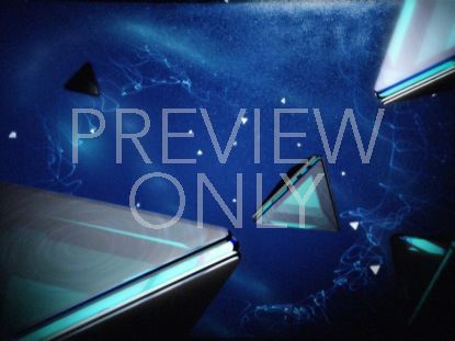 Space Triangles Blue Still