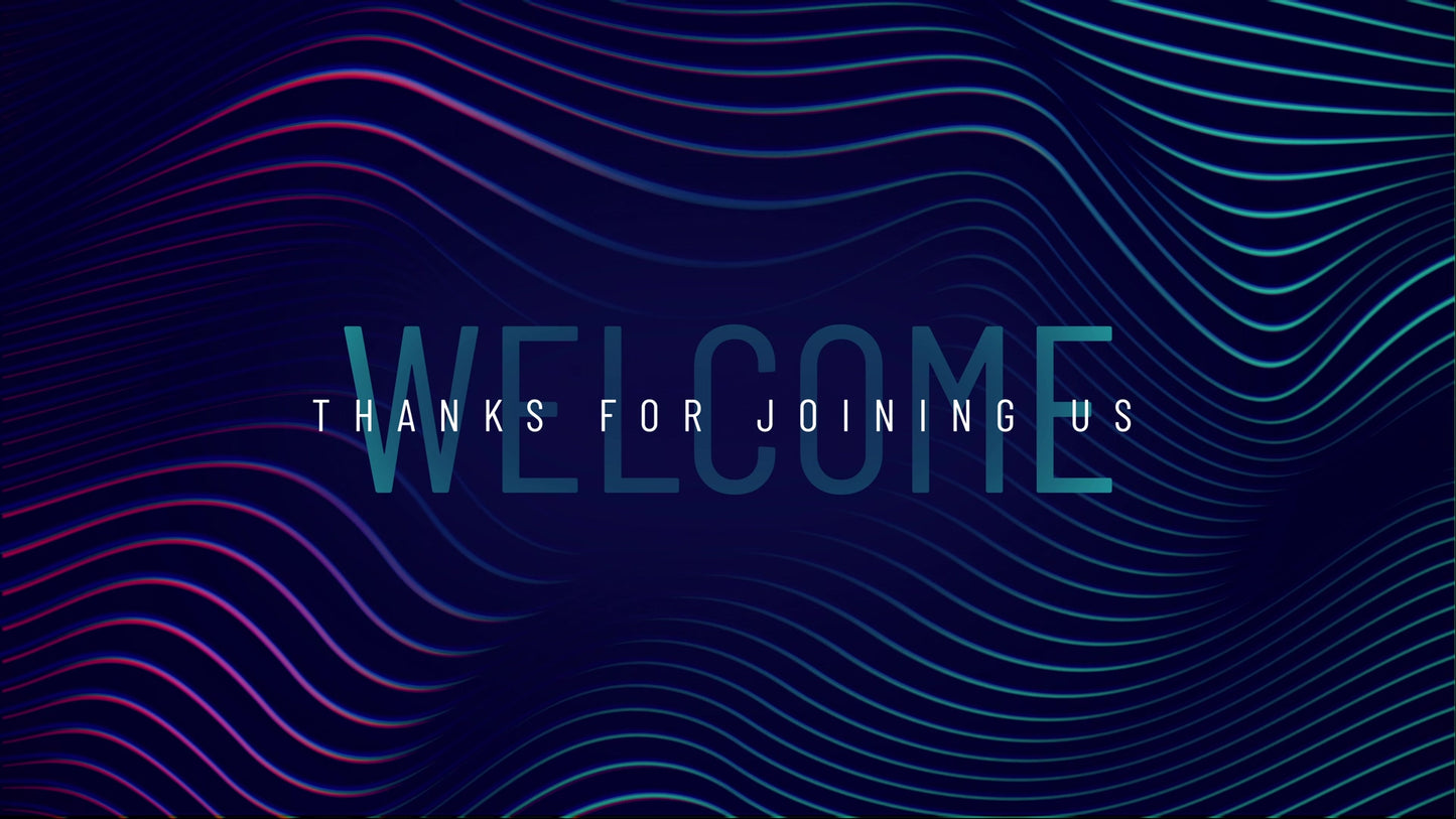 Retro Wave Welcome Still