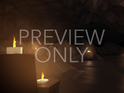 Digital Mountains Cave Candles