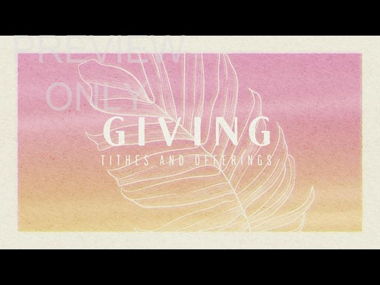 Paper Palm Giving Still