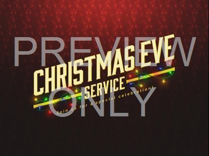 Christmas Eve Service Lights