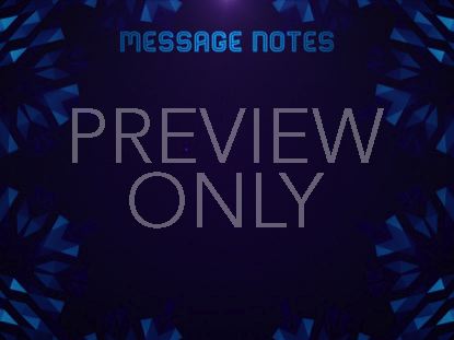 Crystal Patterns Message Notes