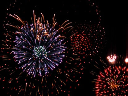 Night Fireworks Display