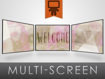 Floral Flair Welcome Motion Triple Wide