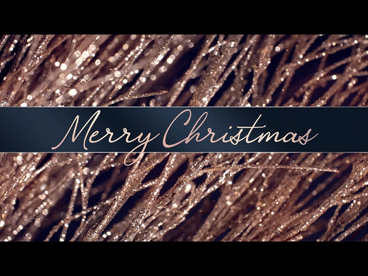 Christmas Gold Merry Christmas