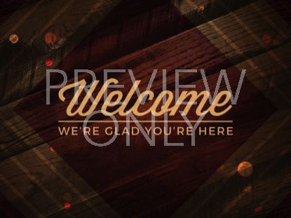 Rustic Wood Welcome