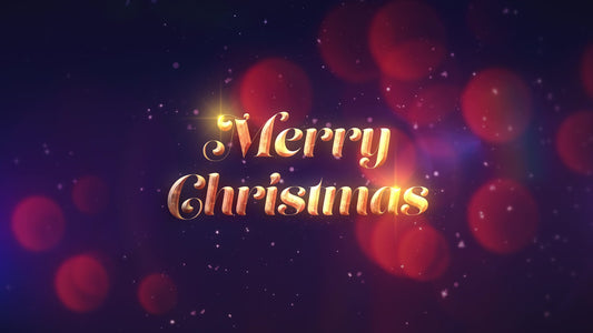 Christmas Flourish Merry Christmas Still