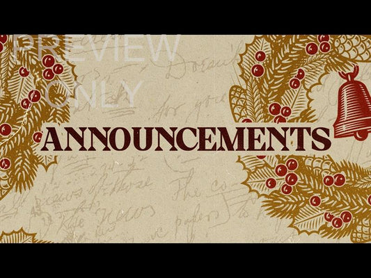 Christmas: Volume Ten - Announcements Still