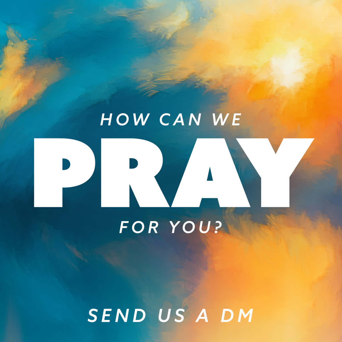 Painted Easter Pray Social