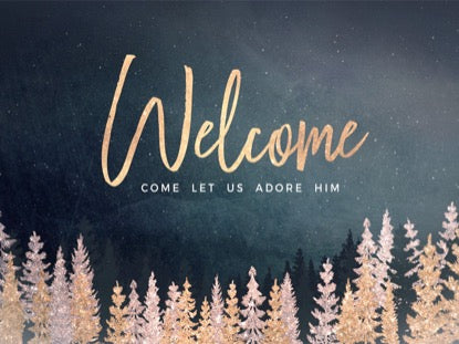 Christmas Sparkle Welcome Christmas