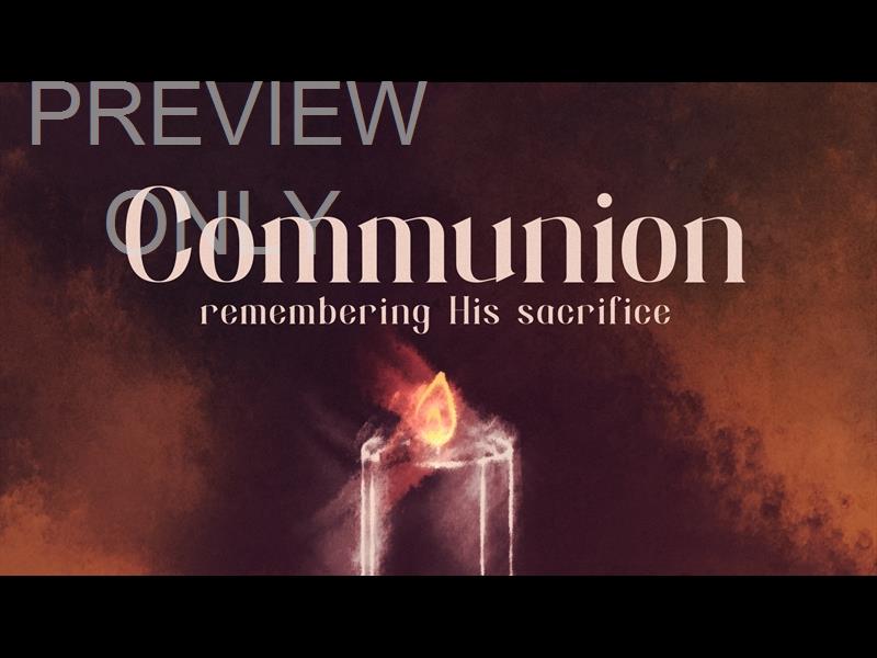 Light Of Advent Communion Still