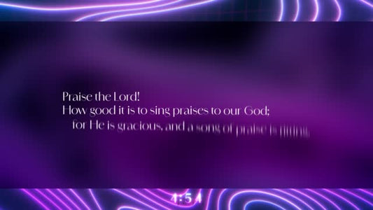 Neon Topo Scripture Countown