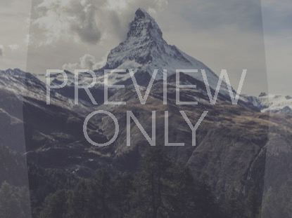 Single Mountain Backdrop