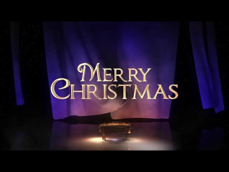 Manger: Merry Christmas 02
