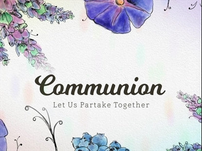 A Mother's Day Colorful Floral Communion Loop