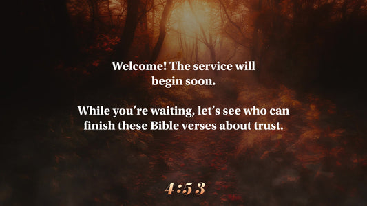 Autumn Path Trivia Countdown