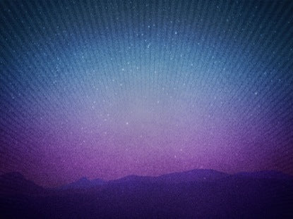 Purple Desert Sunset