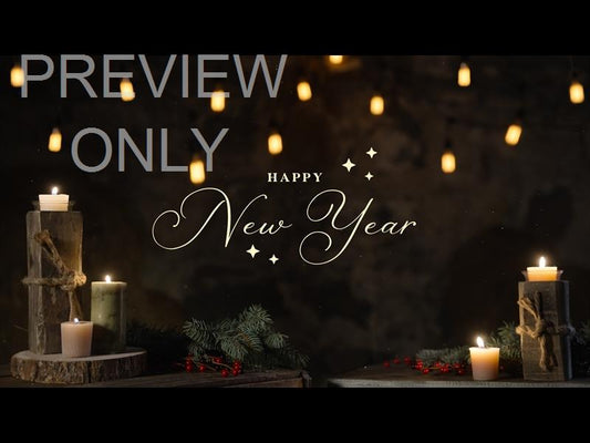 Rustic Christmas Happy New Year Still