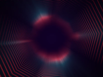 Geo Depths Red Tunnel