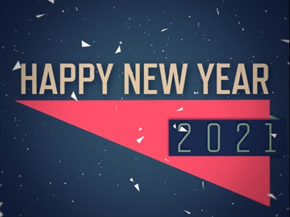 Confetti Happy New Year 2021