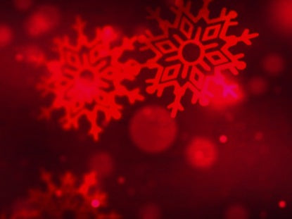Red Falling Flakes