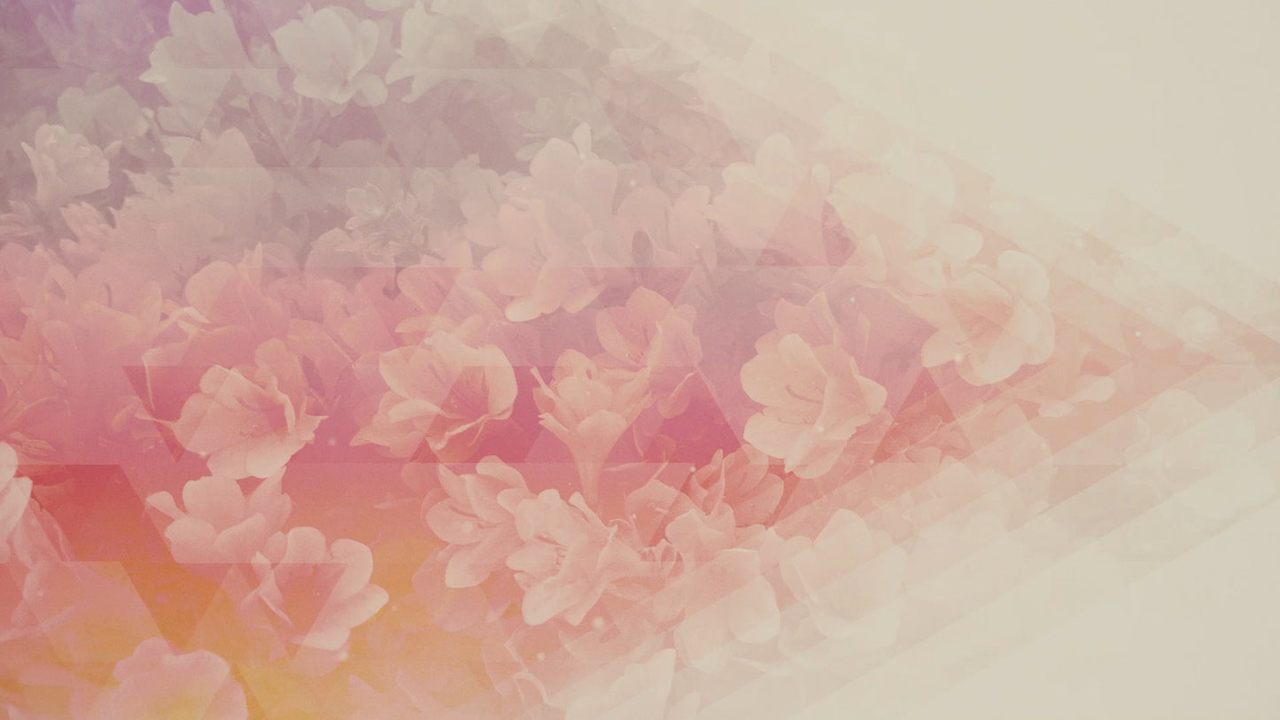 Spring Flower Triangles 02