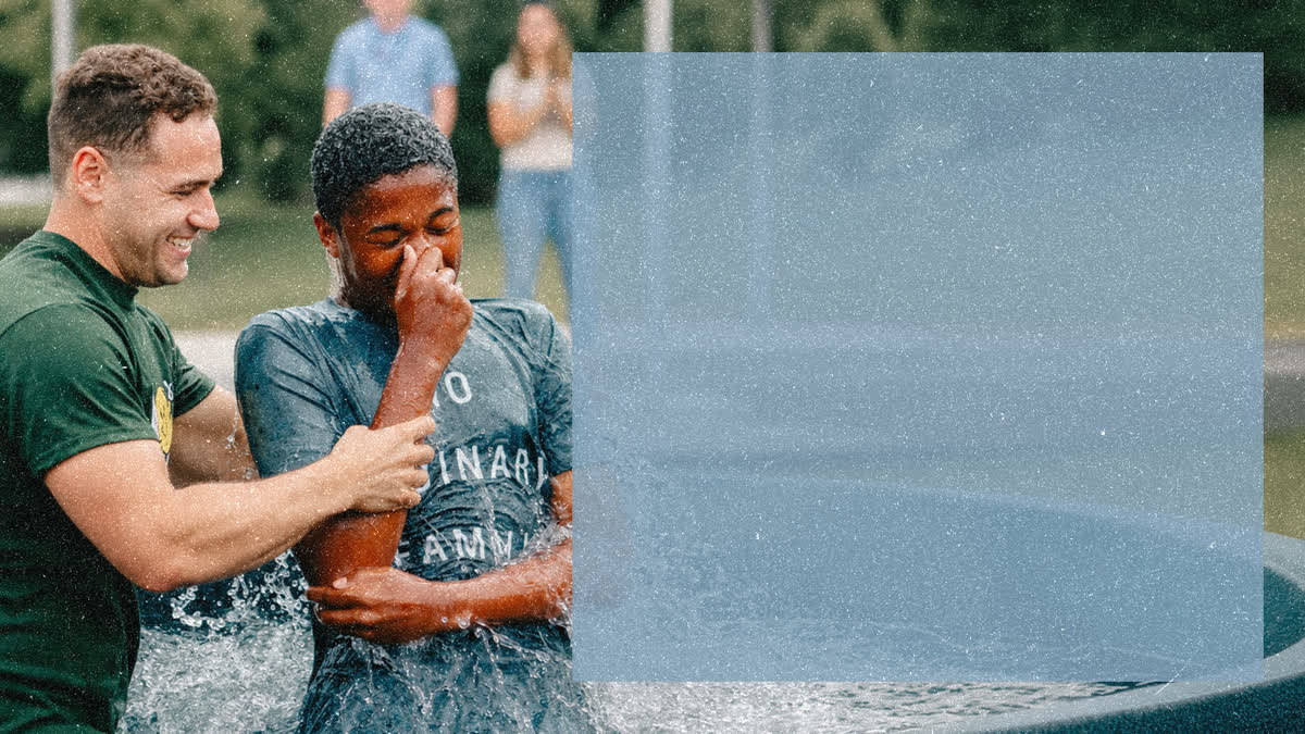 BAPTISM SUNDAY LIFE CHANGE STARTS HERE Blank