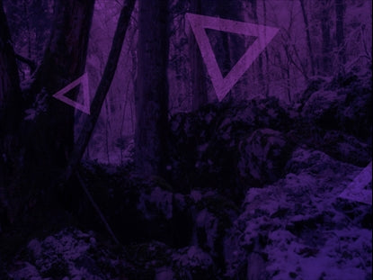 Purple Forest Big Triangles