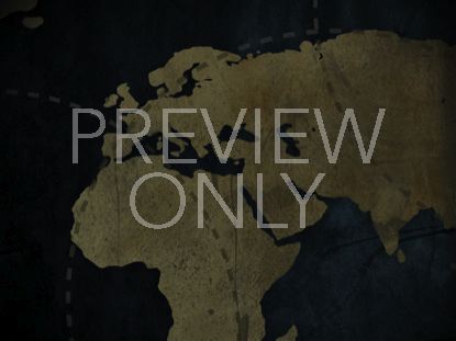 Blue World Map Europe Mid East