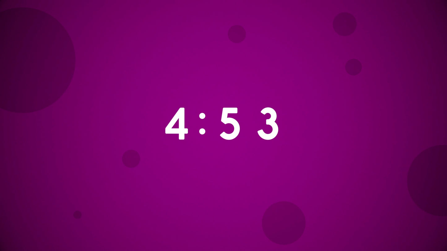 Floating Circles Countdown