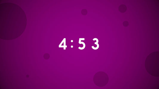 Floating Circles Countdown