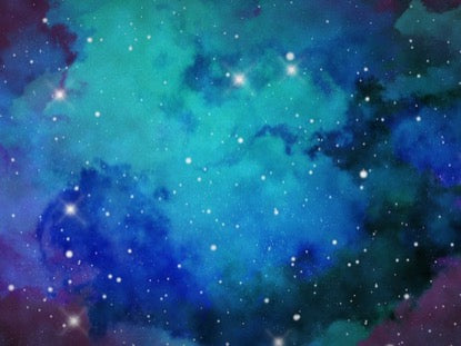 Galaxies Far Away Blue