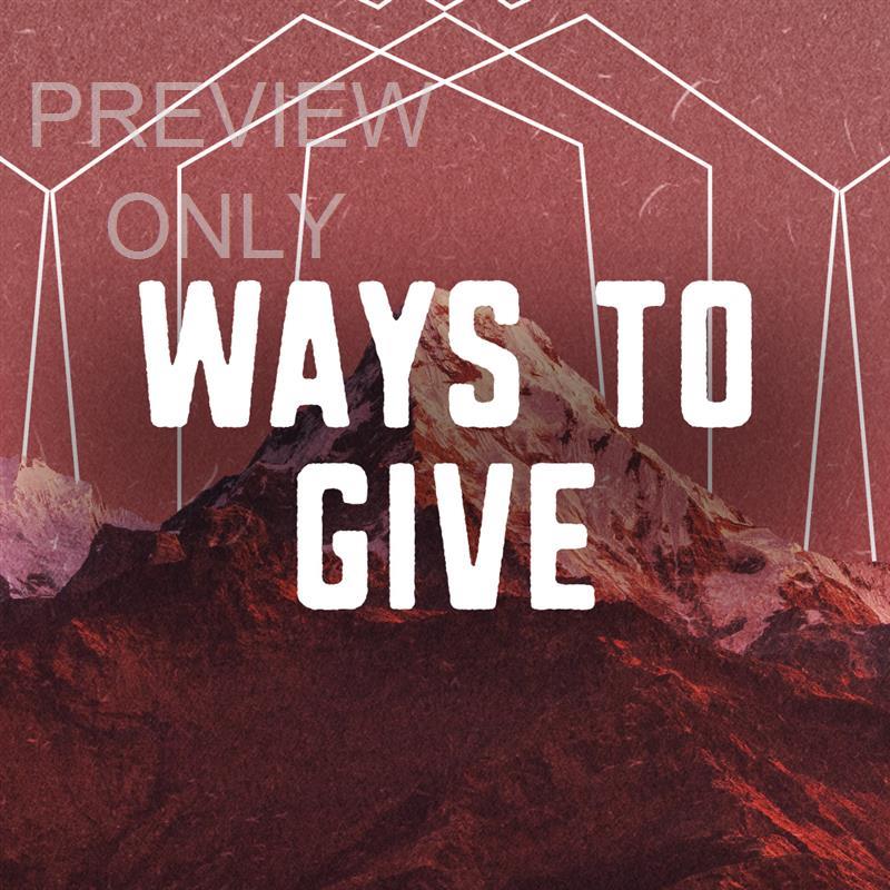 Abstract Mountains Social Graphic Giving
