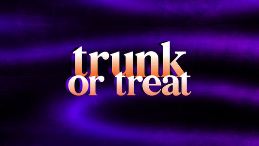 Wooden Gradients Trunk Or Treat Still