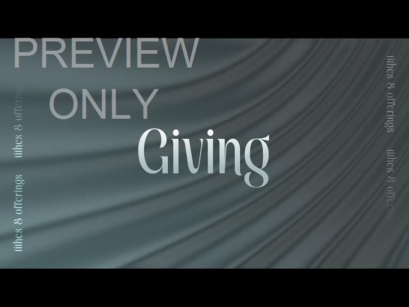 Even Now Giving Still