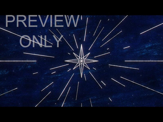Star Of Wonder Center Star Blue