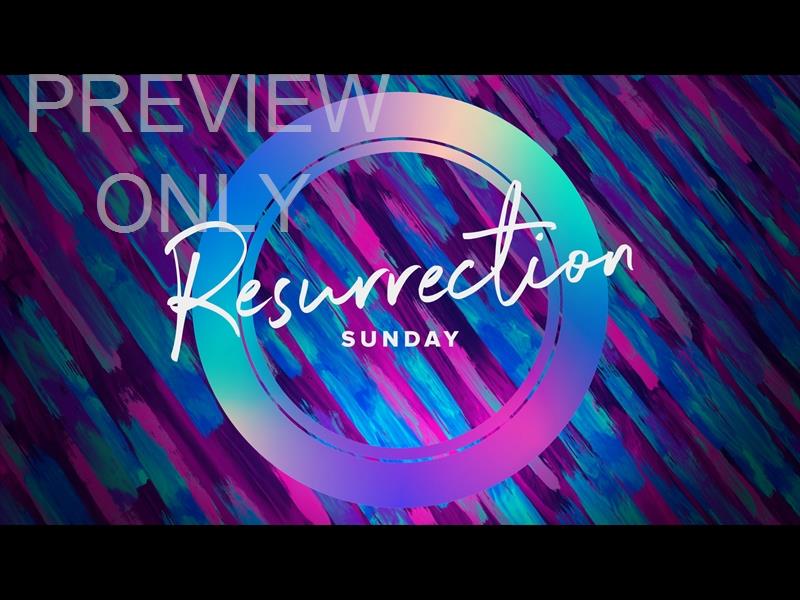 Color Brush Resurrection Sunday Still