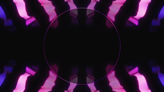 Ribbon Flow Pink Center