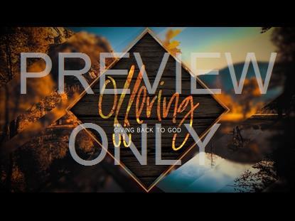 Falling Autumn Offering Graphic